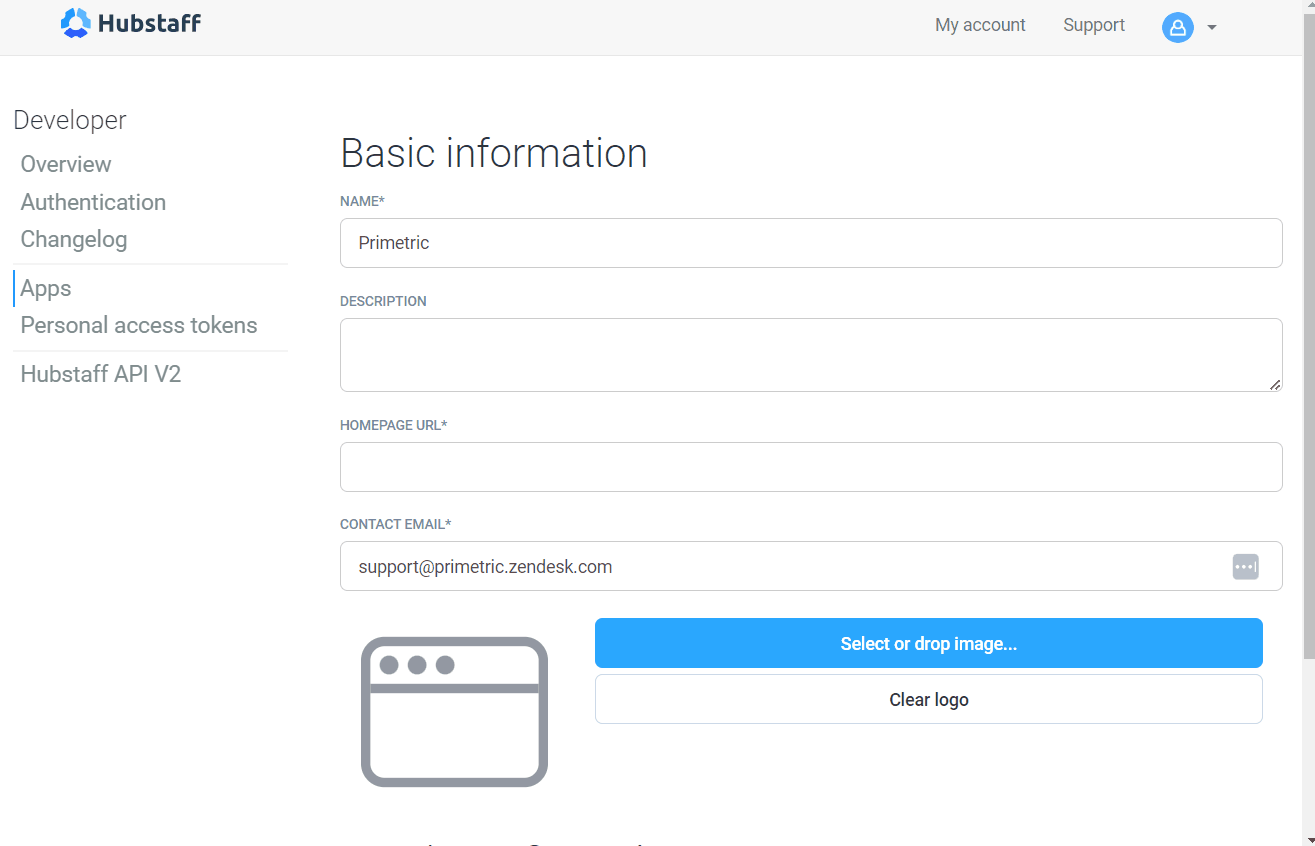 creating integration in HubStaff.gif